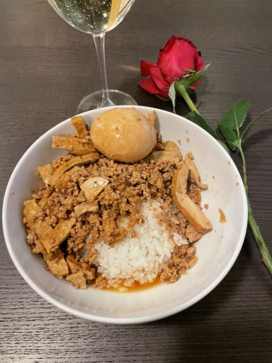 braised minced pork rice