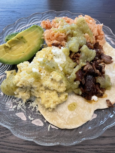 mexican breakfast plate
