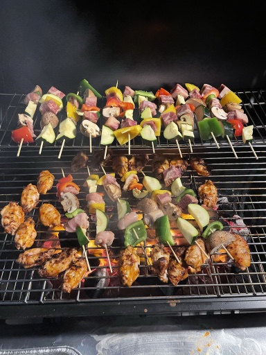 grilled skewers