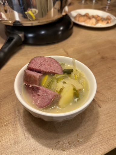 sausage cabbage soup