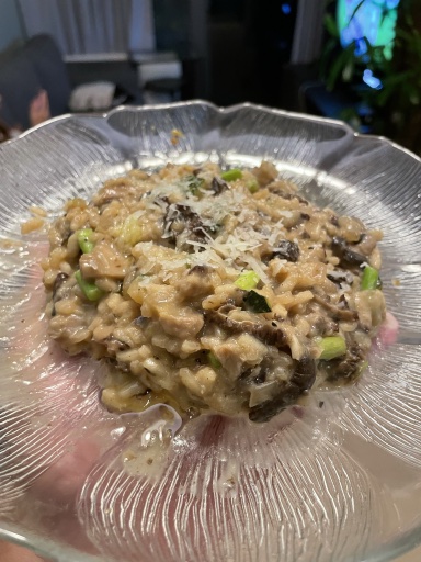 mushroom risotto