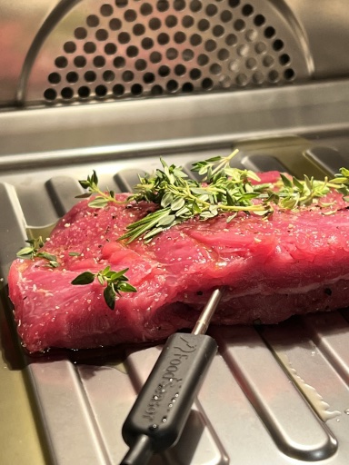 seared steak