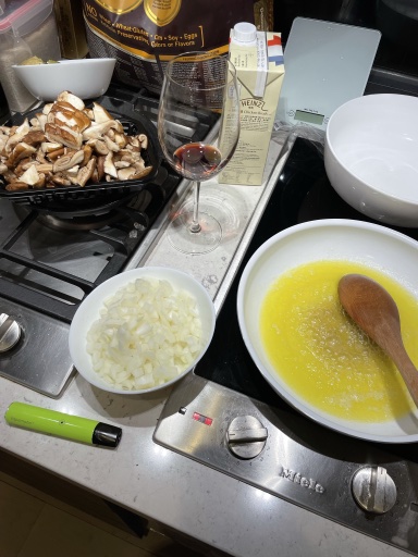 mushroom risotto