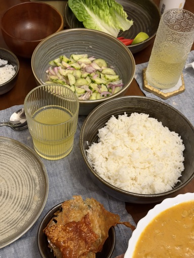 steamed rice