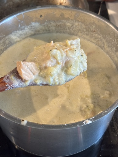 salmon chowder