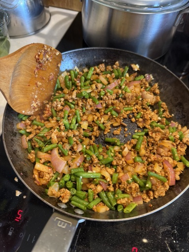 thai basil pork with rice