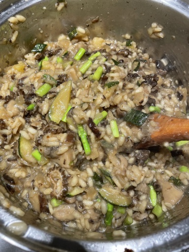 mushroom risotto