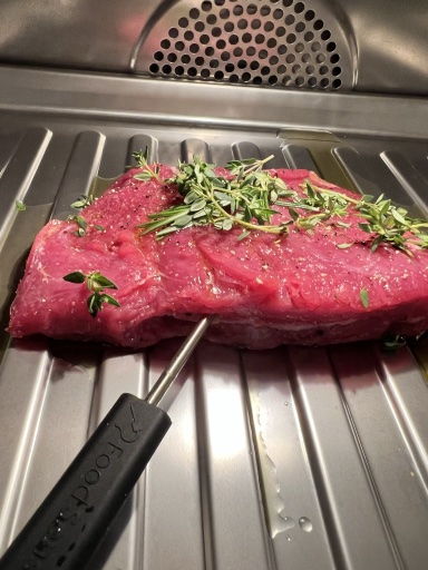 seared steak