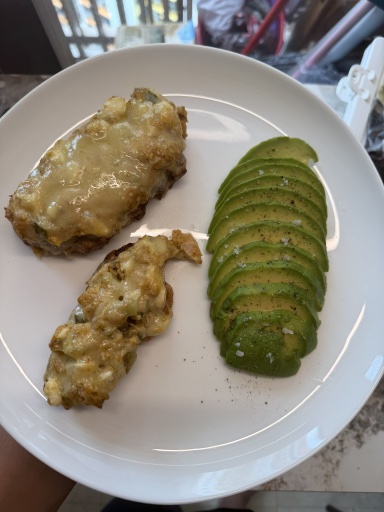 tuna melt with avocado