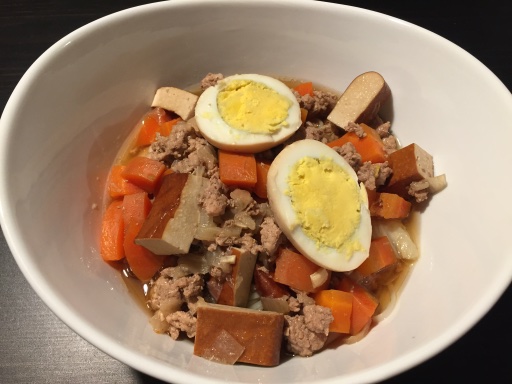 minced pork noodle soup