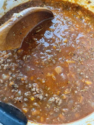 penne bolognese