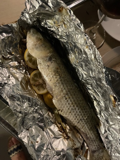 baked whole fish