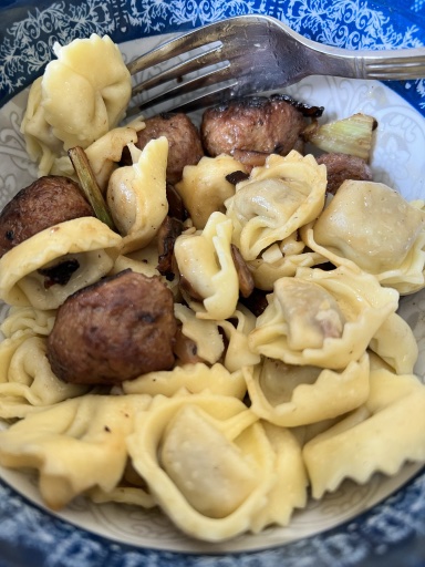 tortellini with pork