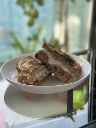 grilled ham and cheese sandwich
