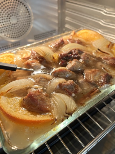 orange braised pork