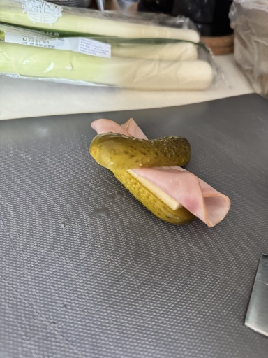 pickle ham roll-up