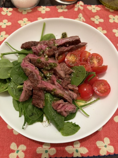 steak salad
