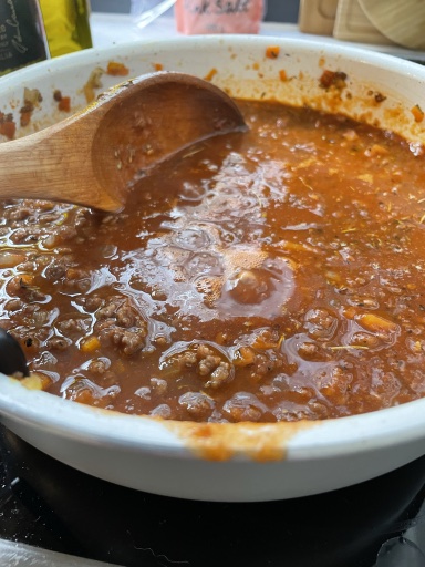 penne bolognese