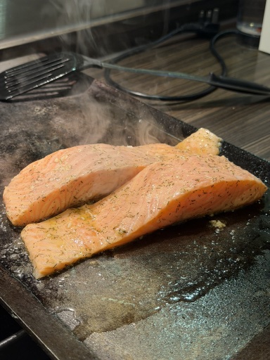 grilled salmon