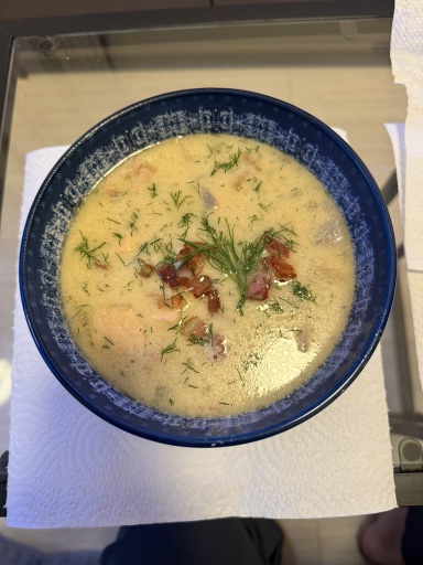 salmon chowder