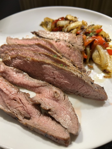 seared steak