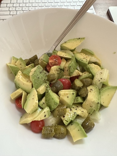 avocado pickle salad
