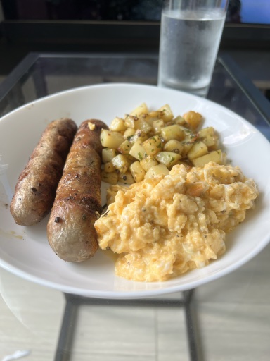 sausage eggs and potatoes
