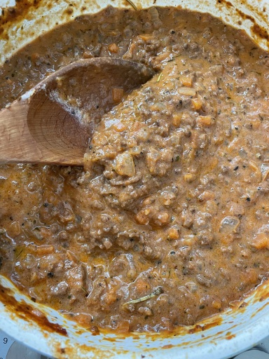 penne bolognese