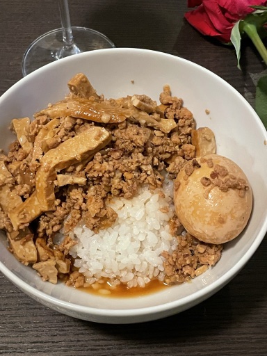 braised minced pork rice