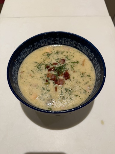 salmon chowder