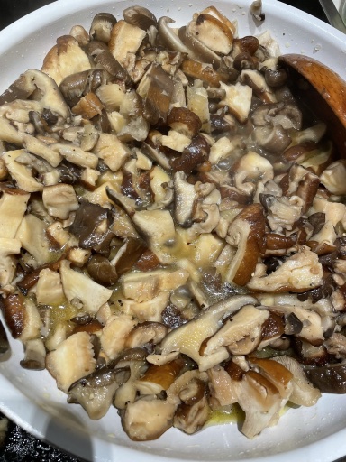 mushroom risotto