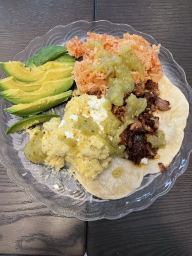 mexican breakfast plate