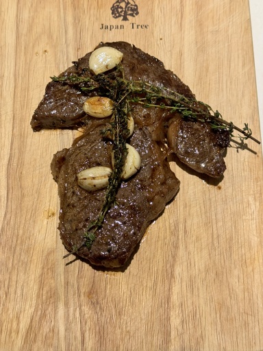 pan-seared steak