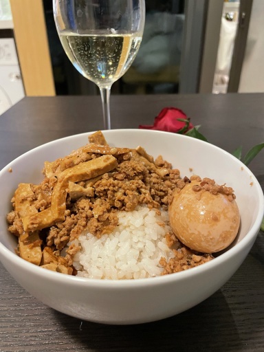 braised minced pork rice