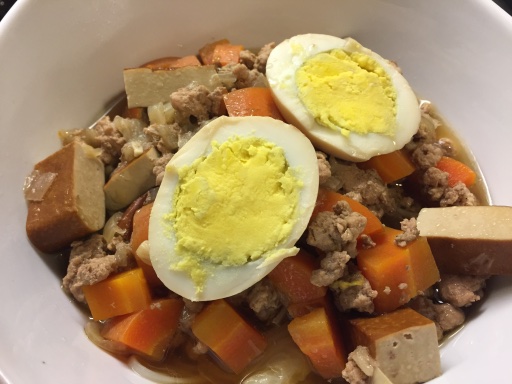 minced pork noodle soup
