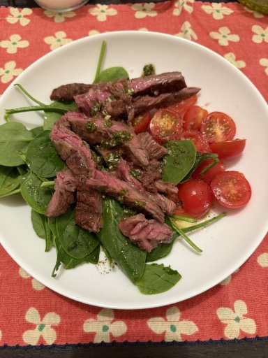 steak salad
