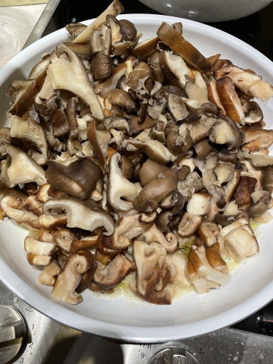 mushroom risotto