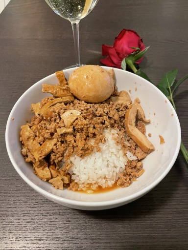 braised minced pork rice
