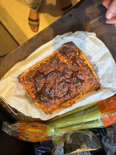 folded omelette sandwich