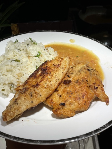 chicken with rice and gravy