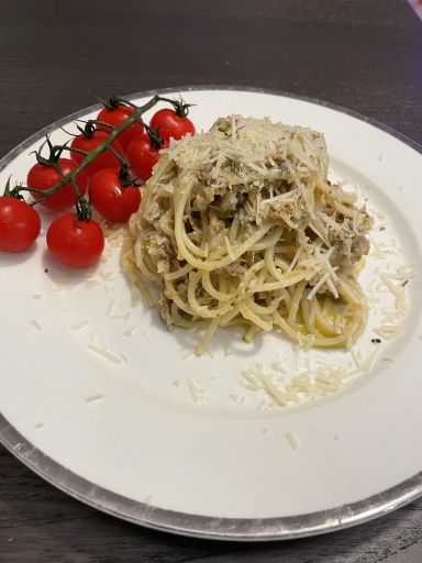 spaghetti with meat sauce