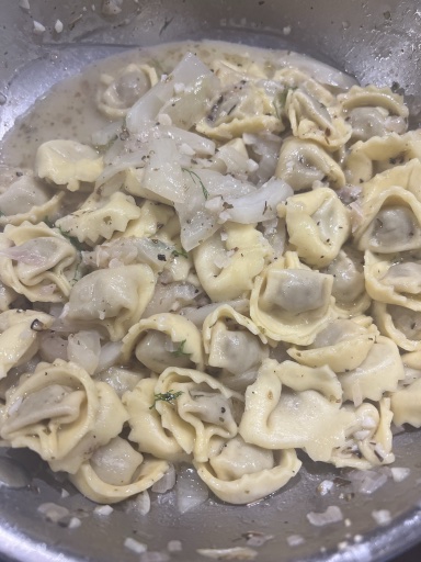 creamy tortellini