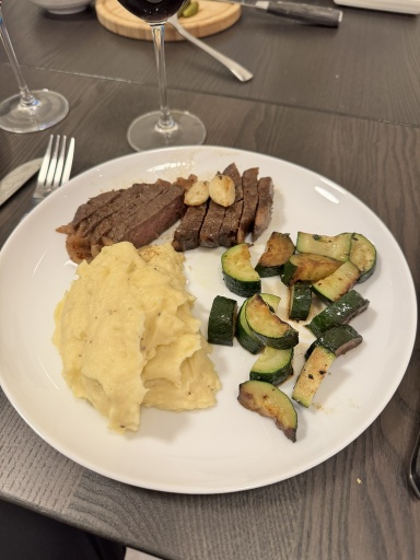 pan-seared steak
