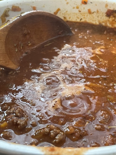 penne bolognese