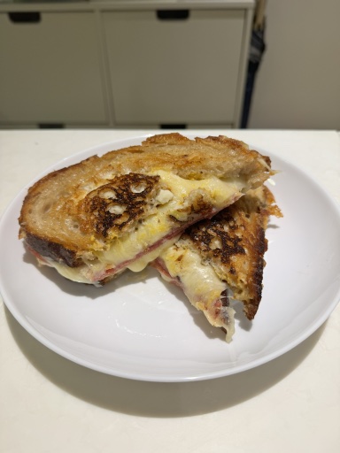 salami grilled cheese
