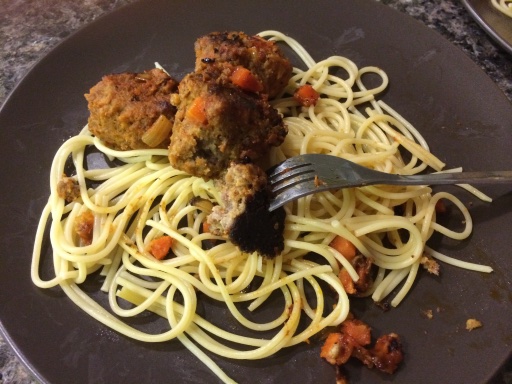 spaghetti and meatballs