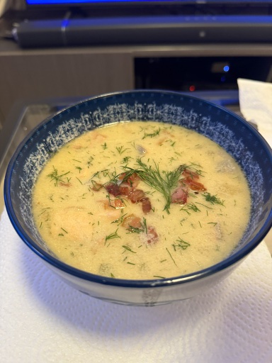 salmon chowder