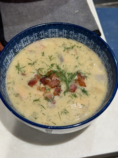 salmon chowder