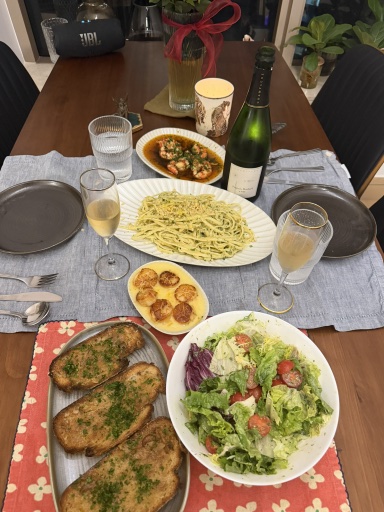 shrimp and scallop pasta