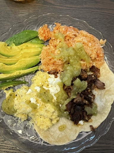 mexican breakfast plate
